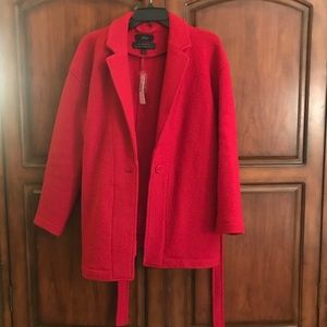 J.CREW CAMILLE SHORT WRAP COAT IN ITALIAN WOOL